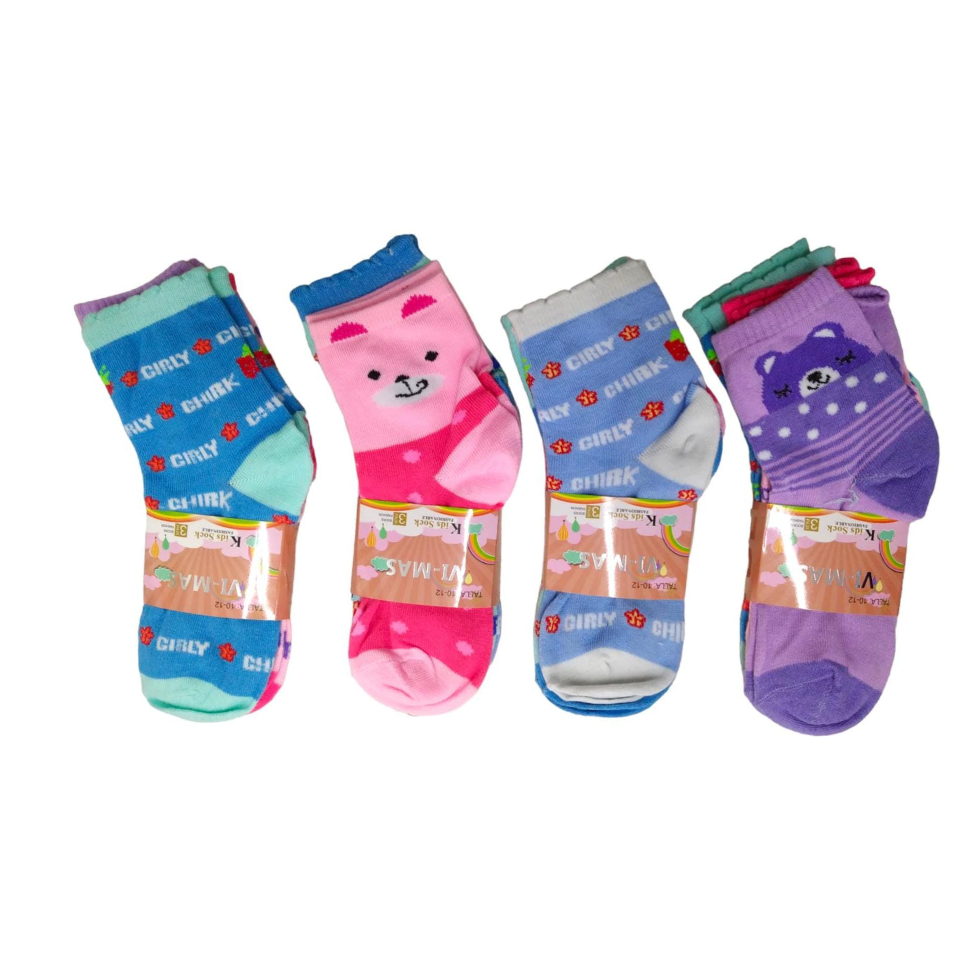 Soquetes para niñas 10-12