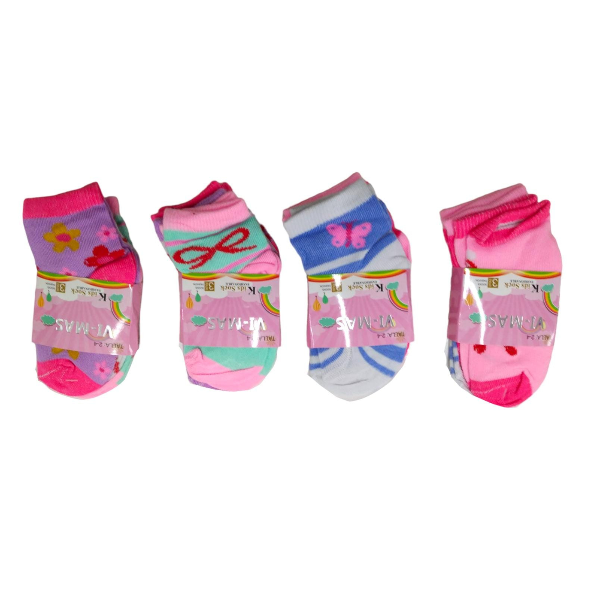 Soquetes para niñas 2-4