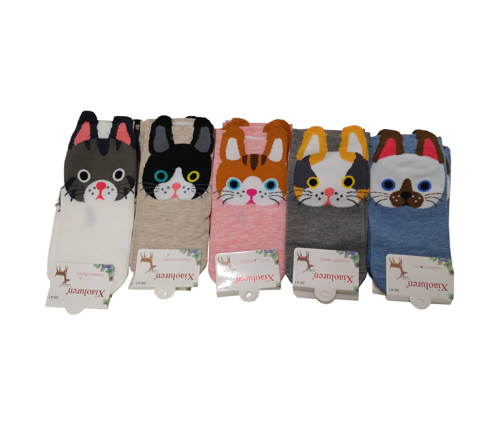 Soquetes animalitos Gatos con Orejitas