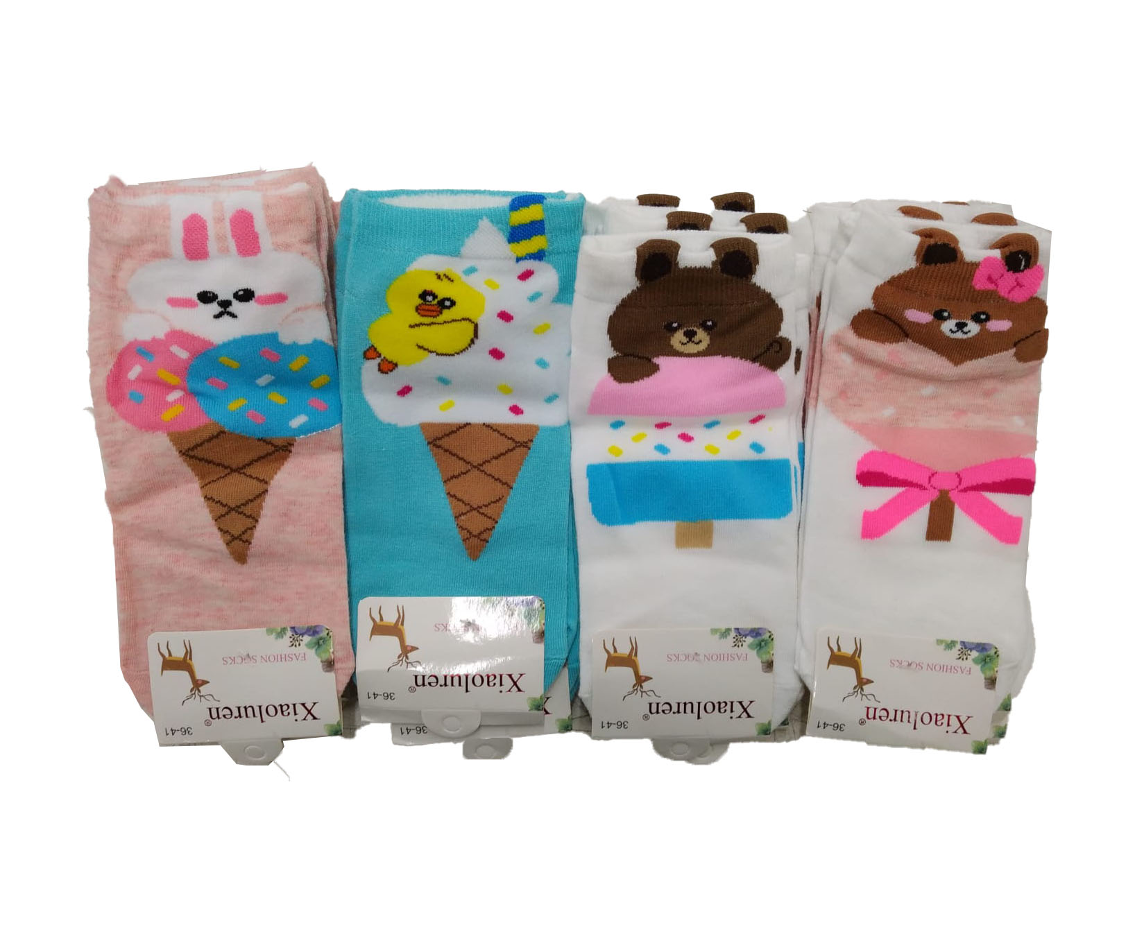 Soquetes Animalitos Helado
