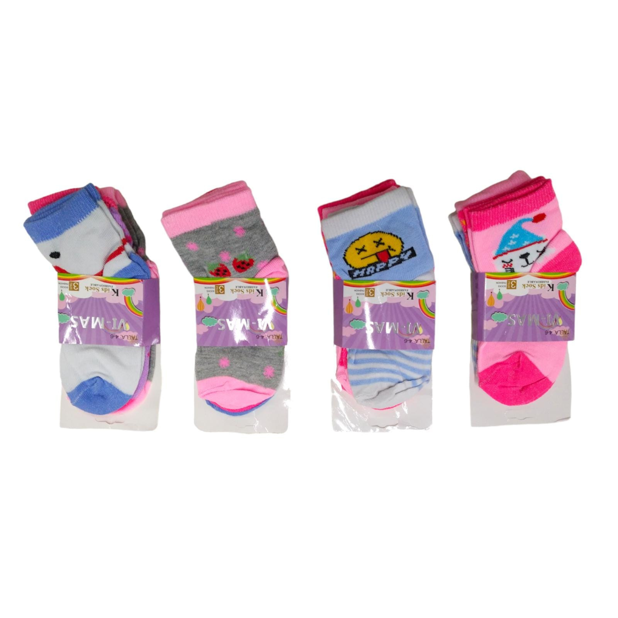 Soquetes para niñas 4-6