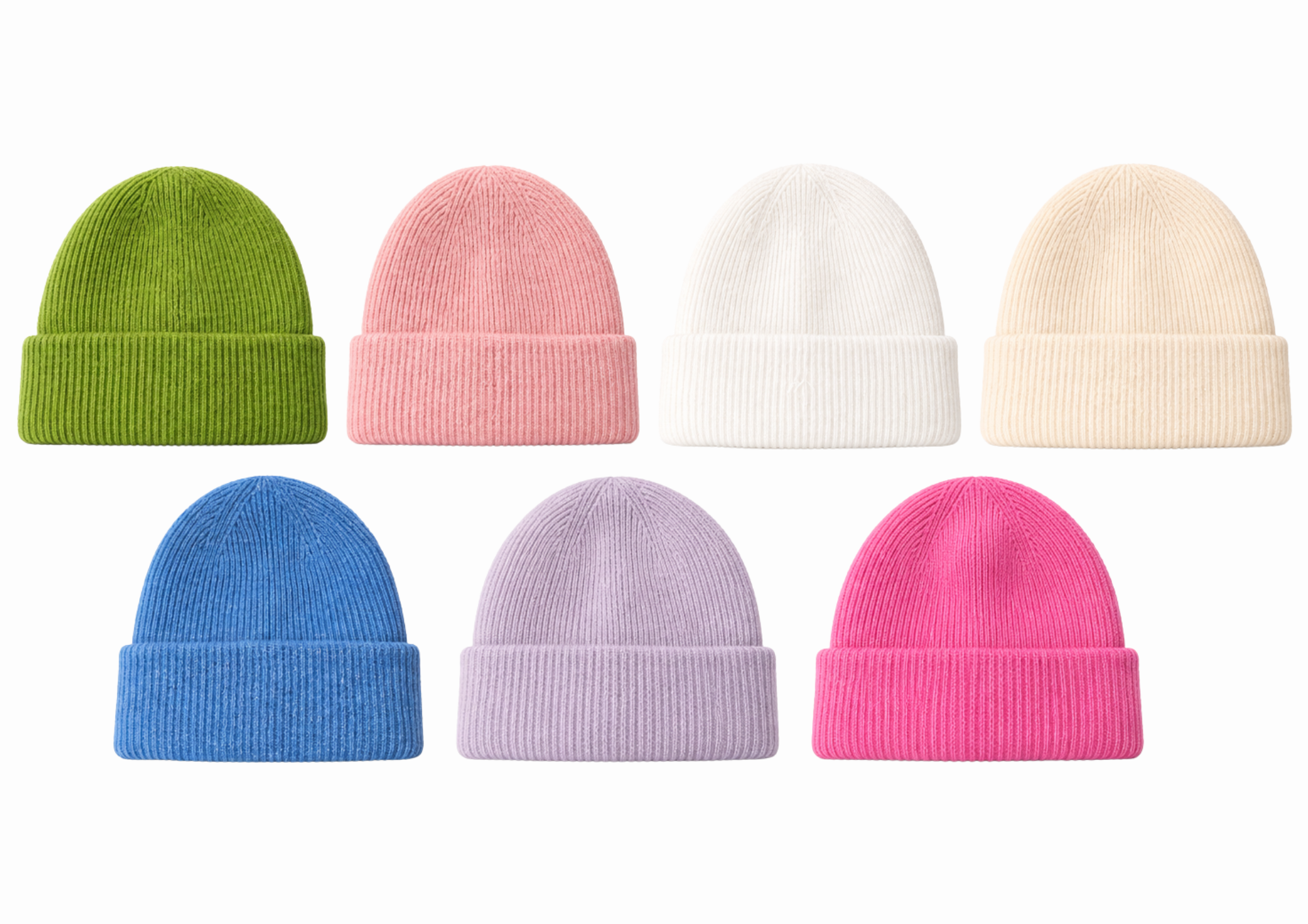 Gorro De Punto Acanalado
