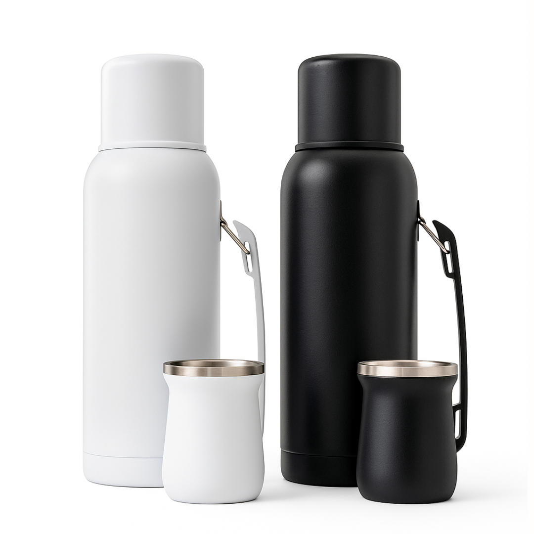 Termo + Mate Set Acero Inoxidable